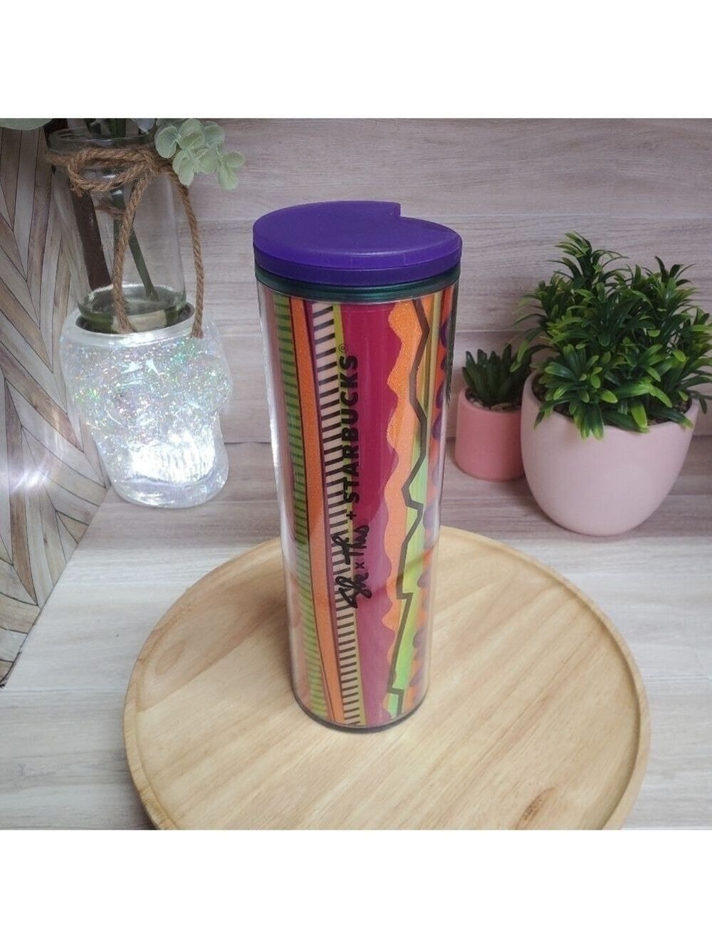 Starbucks X Shae Anthony 2024 Neon Multicolor Hot Cup Tumbler - Picture 2 of 10